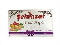 SEHRAZAT TURKISH DELIGHT W/MIXED FRUITS 400G
