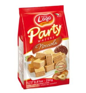 LAGOS HAZELNUTS PARTY WAFERS BAGS 250 G