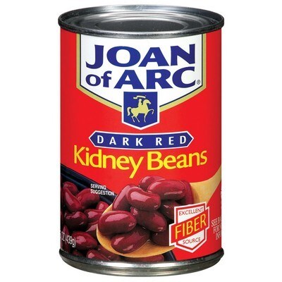 JOAN OF ARC DARK RED KIDNEY BEANS 15.5OZ 