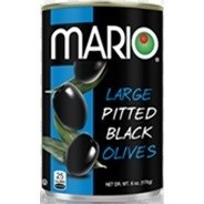 MARIO BLACK OLIVES LARGE 6OZ  