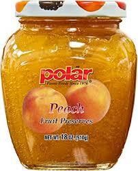 POLAR FRUIT PRESERVES PEACH 8.5 oz 