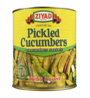 ZIYAD PICKLED CUCUMBERS 4 LB (46-55) CAN 