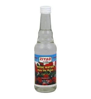 ZIYAD ROSE WATER 10.5 OZ GLASS BOTTLE