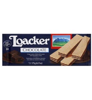 LOACKER FAMILY WAFER CHOCOLATE 175 G 18/CASE