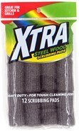 XTRA STEEL WOOL PADS 12 CT