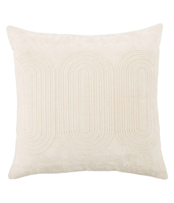 Deco Joyce Silver Green/ De Blanc Pillow