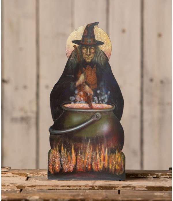 Bubble Bubble Toil and Trouble Witch Dummy Board