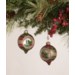 Vintage Holly Onion Indent Ornament 2A