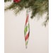 Merry and Bright Striped Finial Ornament