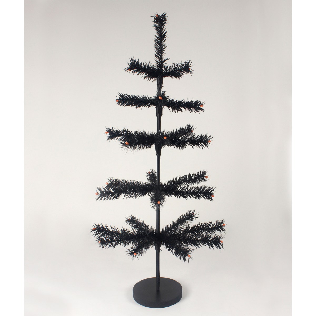 Black Artificial Feather Tree 30"