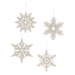 Platinum Snowflake Small Ornament 4A