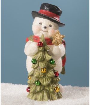 Trimming the Tree Snowman