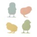 Pastel Chick Silhouette 4A