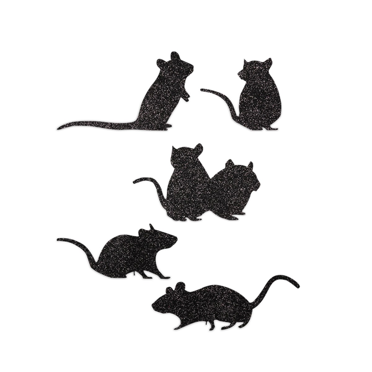 Scampering Mice Silhouette 5A