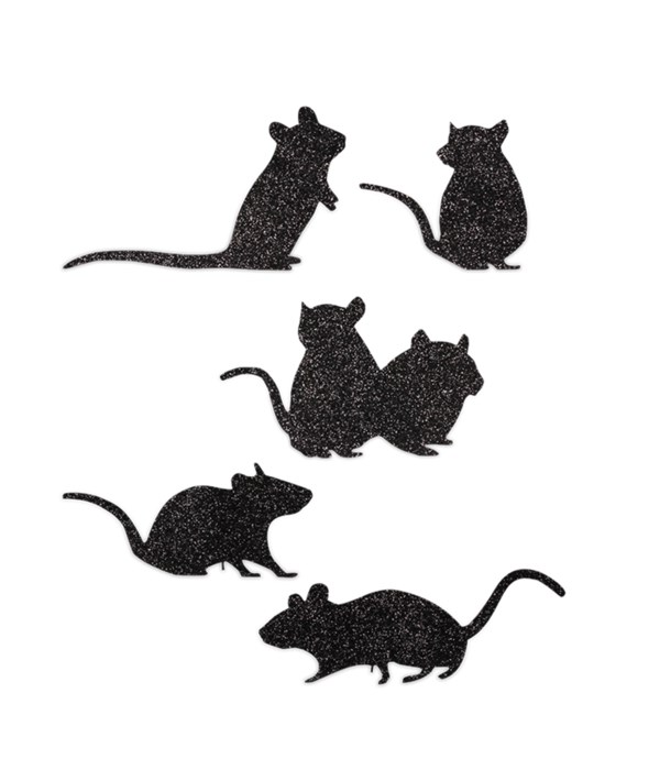 Scampering Mice Silhouette 5A