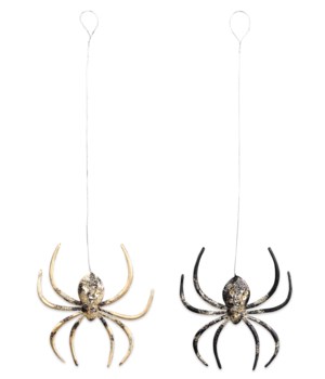 Gilded Hallow's Eve Spider Ornament 2A