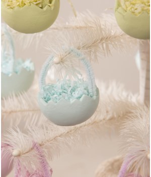 Cracked Egg Blue Ornament