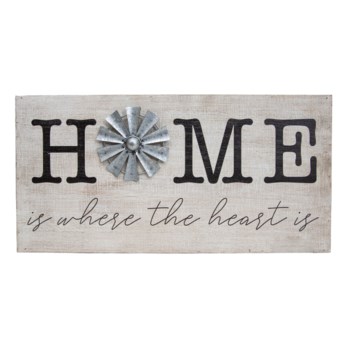 HOME IS WHERE THE HEART IS WALL ART