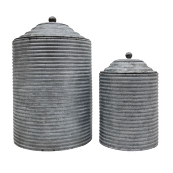 DIXIE CANISTERS, SET OF 2