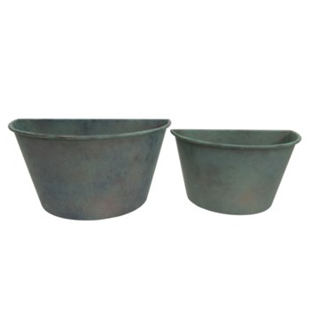 ABELINE WALL PLANTERS, SET OF 2
