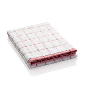 Classic Check Dish Towel - Red