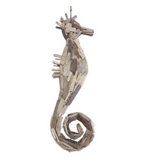 XL 37 IN DRIFTWOOD SEAHORSE