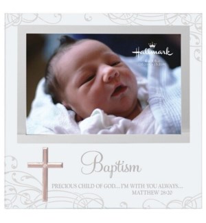 4X6 Baptism Frosted Glass