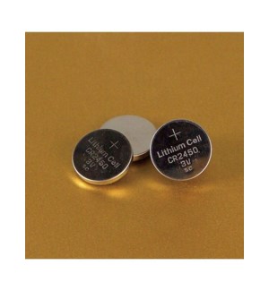 CR2450 Lithium Battery, 550mAh;24Mm