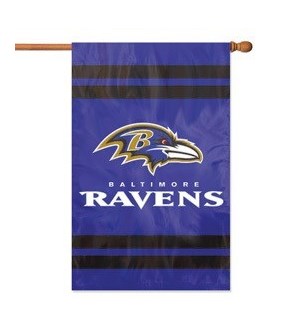 Baltimore Ravens Applique Banner Flag