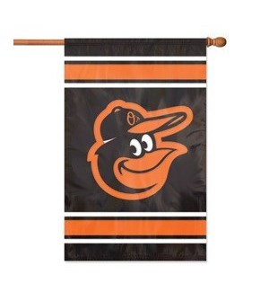 Baltimore Orioles Applique Banner Flag