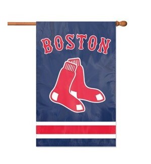 Boston Red Sox Applique Banner Flag