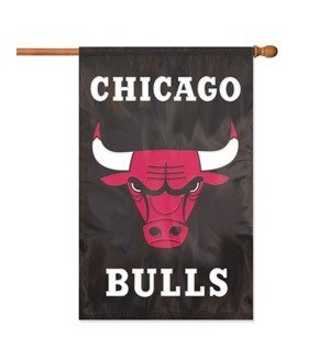 Chicago Bulls Applique Banner Flag