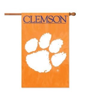 Clemson Tigers Applique Banner Flag