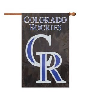 Colorado Rockies Applique Banner Flag