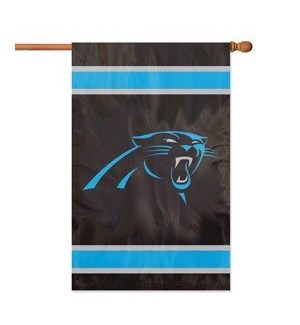 Carolina Panthers Applique Banner Flag