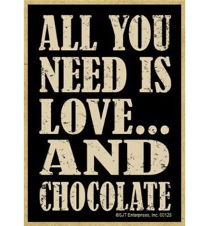 All you need is love…and chocolate