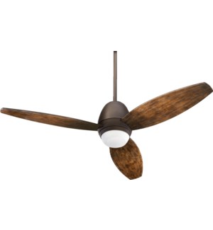 Bronx Patio 52-in Oiled Bronze Indoor/Outdoor Ceiling Fan (3-Blade)