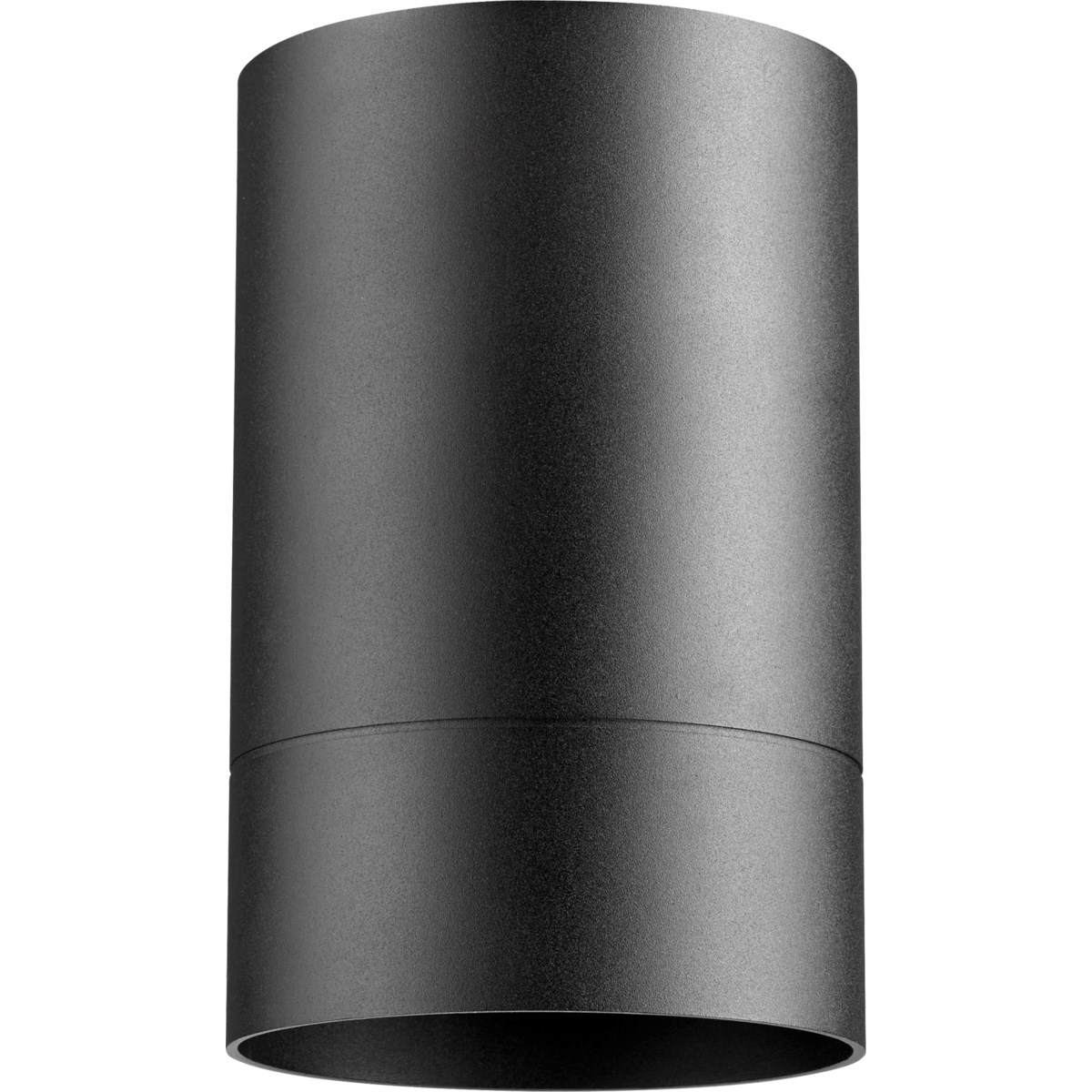Cylinder 7 Inch Ceiling Mount Black Noir