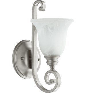 Bryant 1 Light Traditional Classic Nickel Wall Sconce