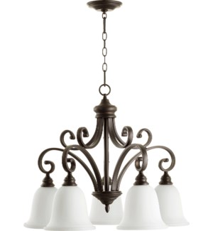 Bryant 5 Light Traditional Oiled Bronze Chandelier