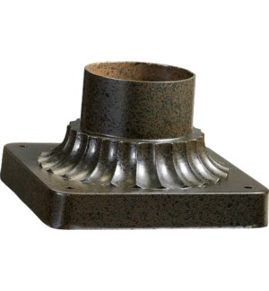 Oiled Bronze Traditional Post Light Adapter