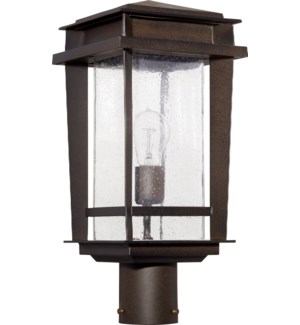 Easton Oiled Bronze Transitional Outdoor Post Light