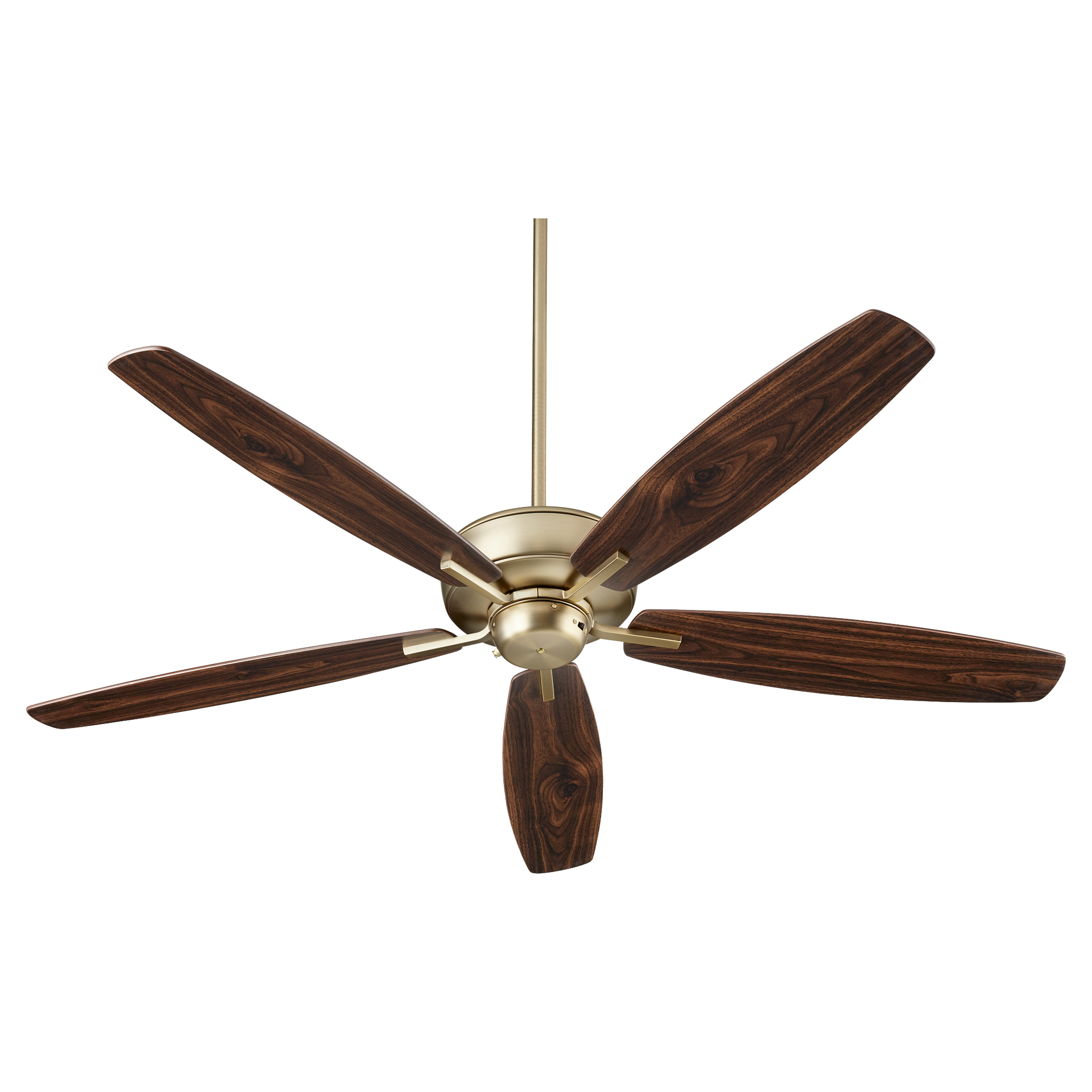Breeze 60" 60-in 5 Blade Aged Brass Transitional Ceiling Fan