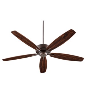 Breeze 60" 60-in 5 Blade Oiled Bronze Transitional Ceiling Fan