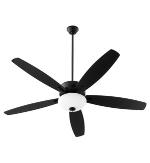 Breeze 60" Noir Opal Bowl Ceiling Fan