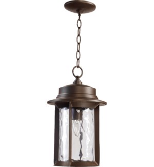 Charter Oiled Bronze  Transitional Outdoor Pendant