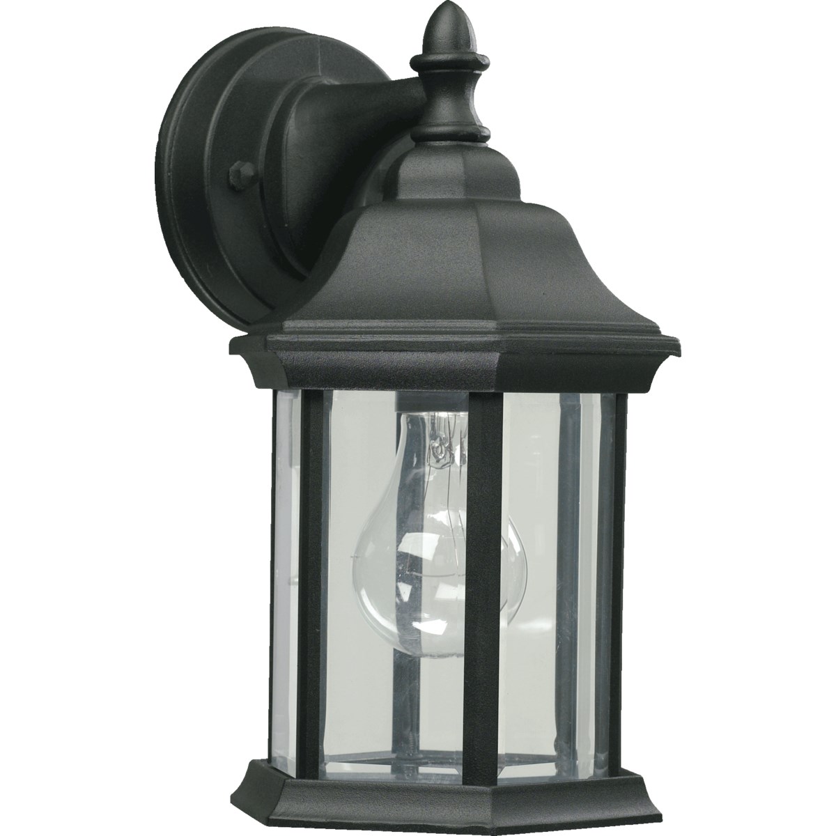 One-Light Traditional Black - Cast Aluminum Wall Lantern