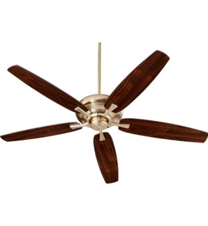 Apex 56-in 5 Blade Aged Brass Transitional Ceiling Fan