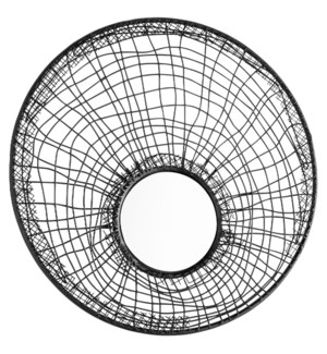 Triton Round Mirror Designed by J. Kent Martin