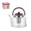 Tea Pot High Borosilicate Glass 3l With Stainless Steel Filt Tea Pots And Sets Aramco Imports Inc